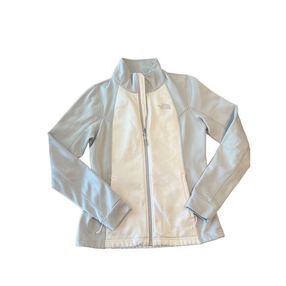 The North Face Women’s Small Full Zip White Gary Softshell Jacket - Picture 1 of 6